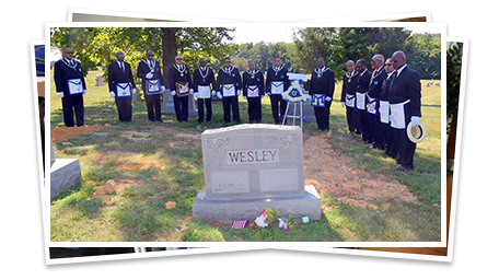 Charles H. Wesley Wreath Laying 2015